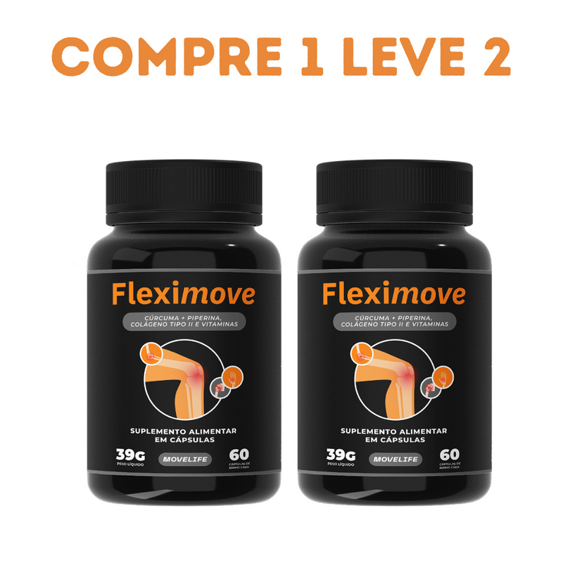 Fleximove 60 Cáps - Compre 1 Leve 2 + Frete Grátis