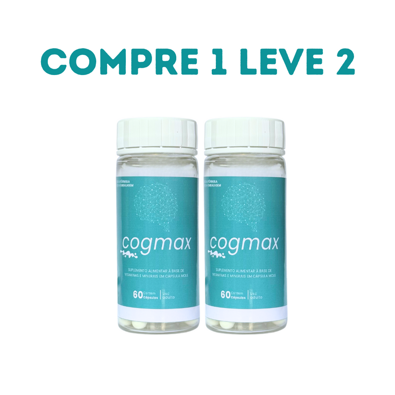 Cogmax 60 Cápsulas - Compre 1 Leve 2 + Frete Grátis