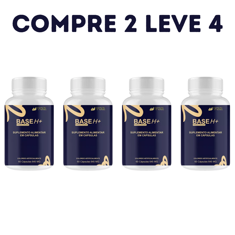 Base H+ 60 Cápsulas - Compre 1 Leve 2 + Frete Grátis