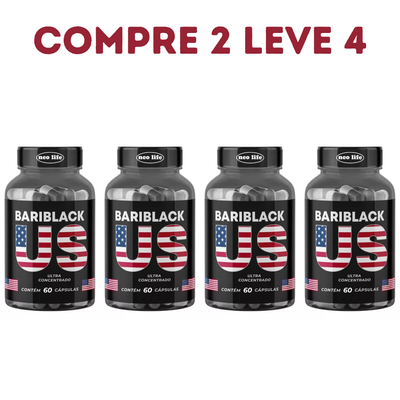 Bariblack US 60 Cápsulas - Compre 1 Leve 2 + Frete Grátis