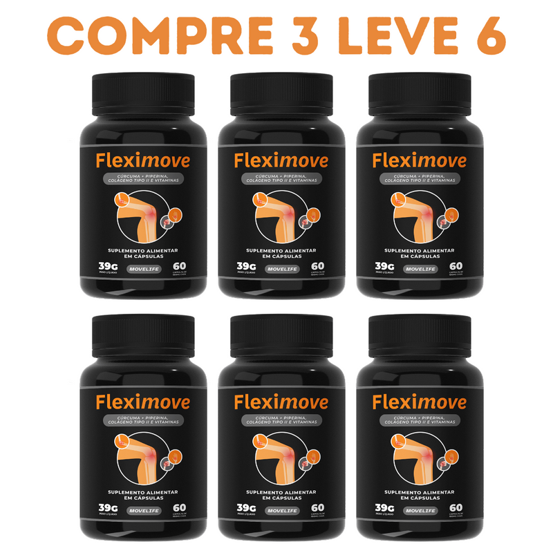 Fleximove 60 Cáps - Compre 1 Leve 2 + Frete Grátis